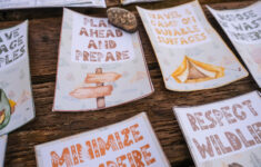 Leave No Trace Printable Activity For Kids Forest School Etsy