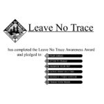 Leave No Trace Printable Printable Word Searches