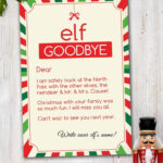 Magic Elf Goodbye Note Christmas Elf Awesome Elf On The Shelf Ideas