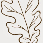 Oak Leaf Stencil Printable ClipArt Best