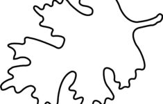 Oak Leaf Stencil Printable ClipArt Best
