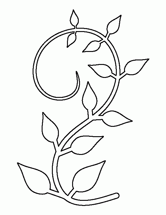 Vine Leaf Patterns Printable