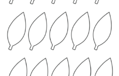 Oval Shaped Leaves Printable Pdf Download