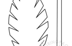 Palm Branch Printable Coloring Page