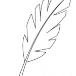 Palm Branch Printable Coloring Page