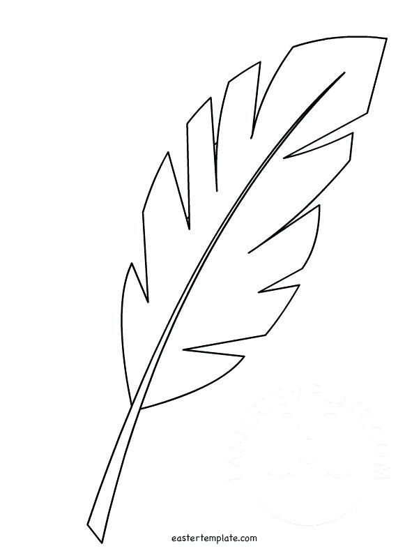 Palm Branch Printable Coloring Page Printable Leaves
