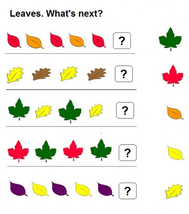 Autumn Leaves Worksheet