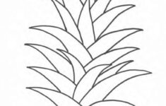 Pineapple Fronds Template Pineapple Template Pineapple Leaf Template