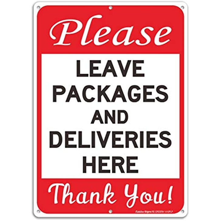 Please Leave Packages Here Printable