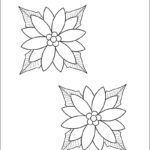 Poinsettia Flowers Free Printable Templates Coloring Pages