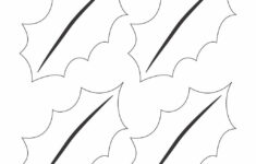 Poinsettia Leaf Template Printable Gridgit