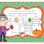 Preschool Printables No Prep There Was An Old Lady Who Swallowed Some