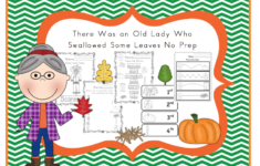 Preschool Printables No Prep There Was An Old Lady Who Swallowed Some
