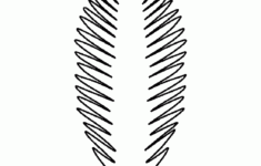Printable Coconut Tree Leaf Template