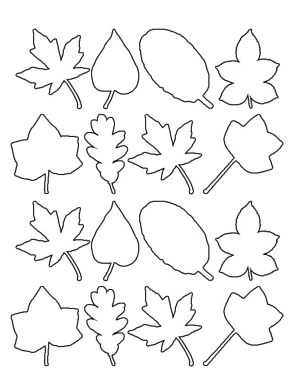 Printable Thanksgiving Leaves Printable Word Searches