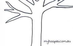 Printable Tree Template Coloring Home