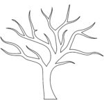 Printable Tree Without Leaves Coloring Page Tree Printable Free Tree