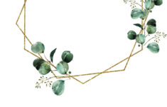 Printable Wedding Invitation With Eucalyptus Greenery Eucalyptus