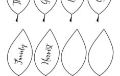 Pumpkin Leaf Labels Pumpkin Leaves Fall Thanksgiving Decor Fall Deco