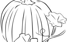 Pumpkin Leaves Drawing At PaintingValley Explore Collection Of