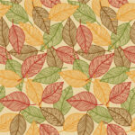 Seamless Fall Leaves Print By DonCabanza On DeviantArt Fall Leaves