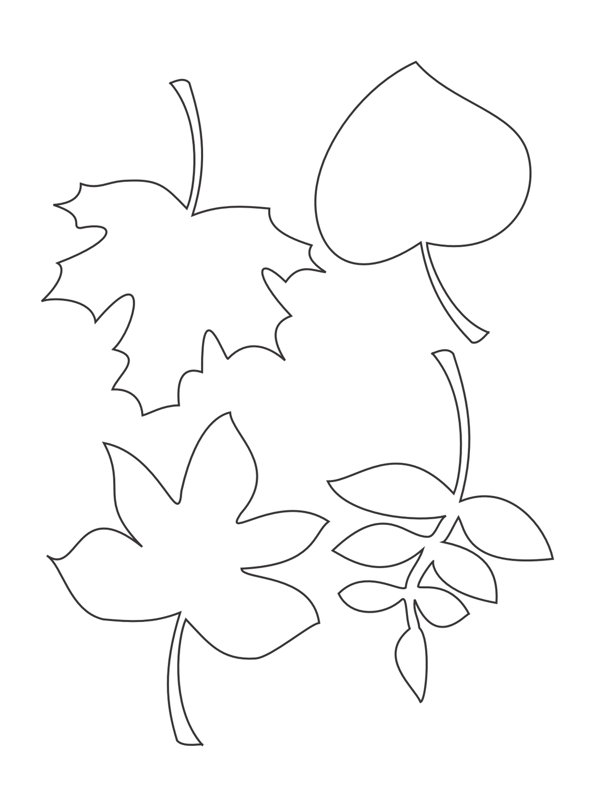 Stencil Leaves ClipArt Best