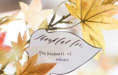 Thankful Tree Leaves Printable Ella Claire