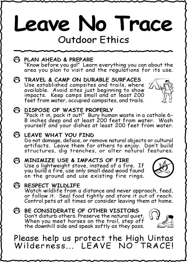 The 25 Best Leave No Trace Ideas On Pinterest No Trace Cub Scouts 