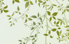 Trailing Clematis Leaves Theme Pack Stencil Henny Donovan Motif