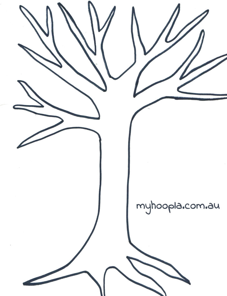Tree Template Without Leaves Printable