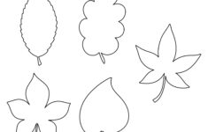 Tree Leaves Template Printable Clip Art Library Fall Leaf Pattern