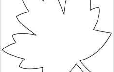 Tree Leaves Template Printable Clip Art Library Fall Leaf Pattern