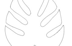 Why Not Make This Hot Pink Monstera Leaf Doormat While The Tropical