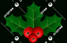 Holly Leaves Christmas Leaf Clipart, Christmas Clipart, Leaf for Christmas Leaves Clipart