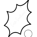 14 Holly Leaf Templates   Cassie Smallwood Throughout Holly Leaf Template Printable