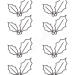 14 Holly Leaf Templates   Cassie Smallwood Within Holly Leaf Templates Free Printable