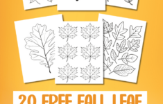 20 Free Printable Fall Leaf Templates For Kids - Prudent Penny Pincher in Free Printable Fall Leaves Template