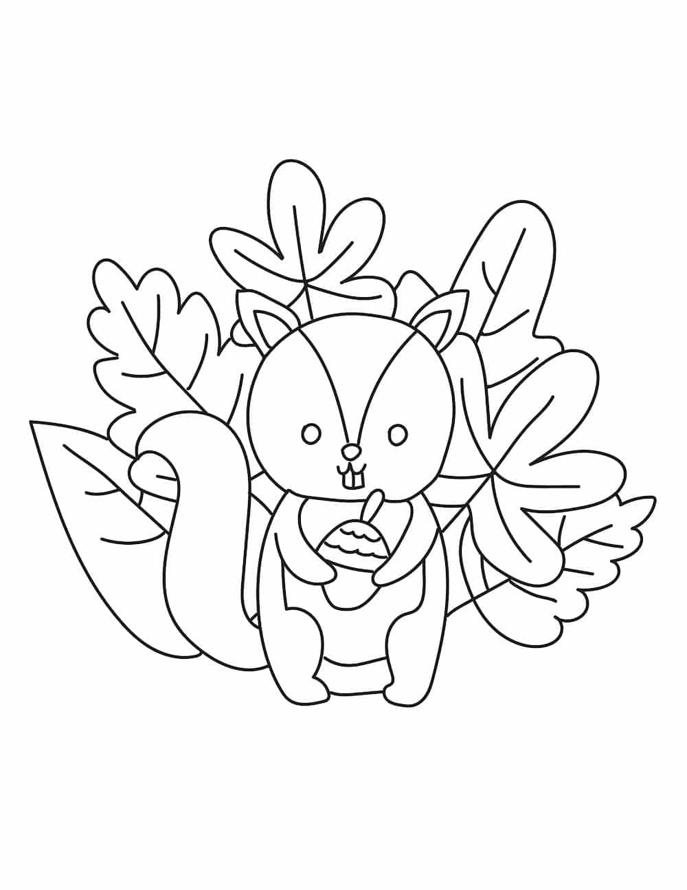 3 Free Printable Fall Coloring Pages For Kids regarding Fall Leaves Coloring Pages For Kids Printable