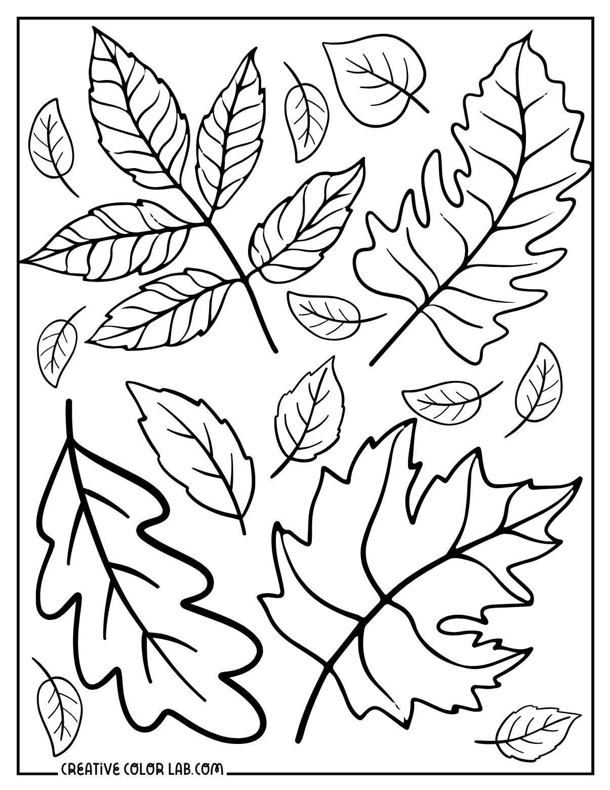 34 Printable Fall Leaves Coloring Pages | Free Pdf Downloads regarding Printable Fall Leaves To Color