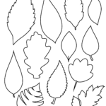 37 Printable Leaf Templates, Outlines & Shapes (Free)   World Of Inside Leaf Shape Template Printable