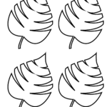 37 Printable Leaf Templates, Outlines & Shapes (Free)   World Of Pertaining To Outline Jungle Leaf Template Printable