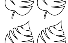 37 Printable Leaf Templates, Outlines &amp; Shapes (Free) - World Of pertaining to Outline Jungle Leaf Template Printable
