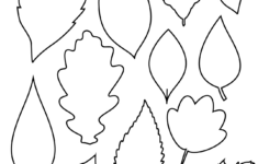 37 Printable Leaf Templates, Outlines &amp; Shapes (Free) - World Of with Fall Leaves Cut Out Printable Leaf Template