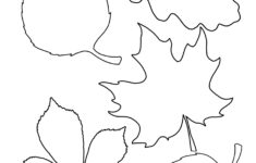 4 Easy Fall Garlands - A Beautiful Mess regarding Printable Fall Leaves Garland