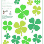 4 Leaf Clover Templates For 4 Leaf Clover Printable Template
