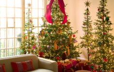 40 Christmas Tree Ribbon Ideas That Are Ingeniously Easy throughout Christmas Trees With No Leaves