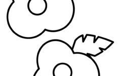 40 Poppy Templates: Remembrance Day Activities regarding Poppy Leaf Template Printable