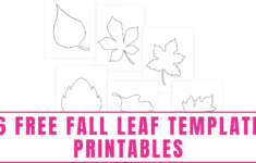 6 Free Fall Leaf Template Printables pertaining to Sycamore Leaf Template Printable