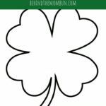 7 Four Leaf Clover Activities With One Free Printable Throughout Four Leaf Clover Printable Template