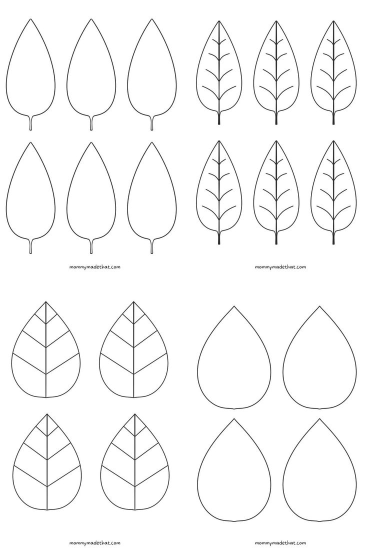 9 Leaves Ideas | Leaf Template, Printable Leaves, Leaf Template with Simple Leaf Template Printable